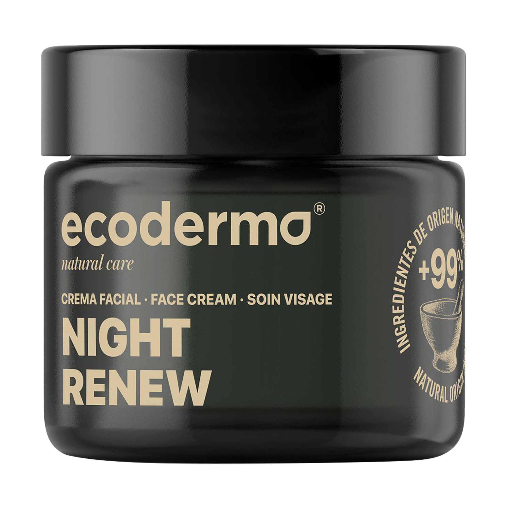 Нічний інтенсивно відновлювальний крем для обличчя Ecoderma Night Renew Face Cream, 50 мл